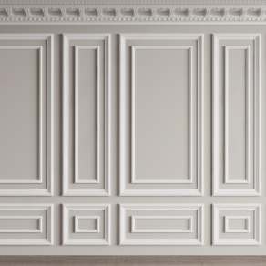 法式石膏线条3D模型下载